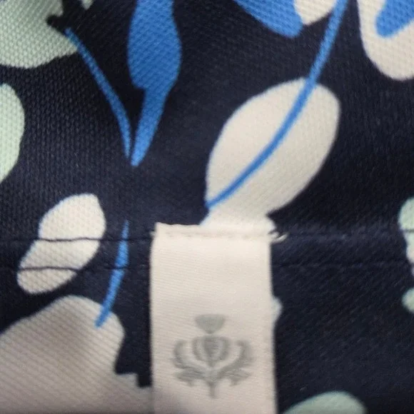 Lady Hagen Golf Shirt Womens Small Blue Floral Short Sleeve Top Performance NWT - Picture 7 of 10